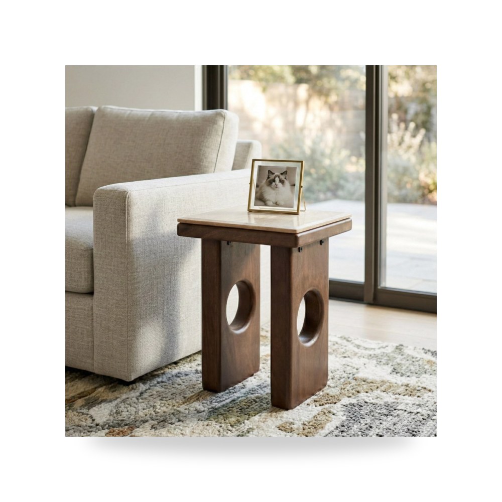 طاولة جانبية 21×16 من ساج بروك هوم Sagebrook Home موديل 23338