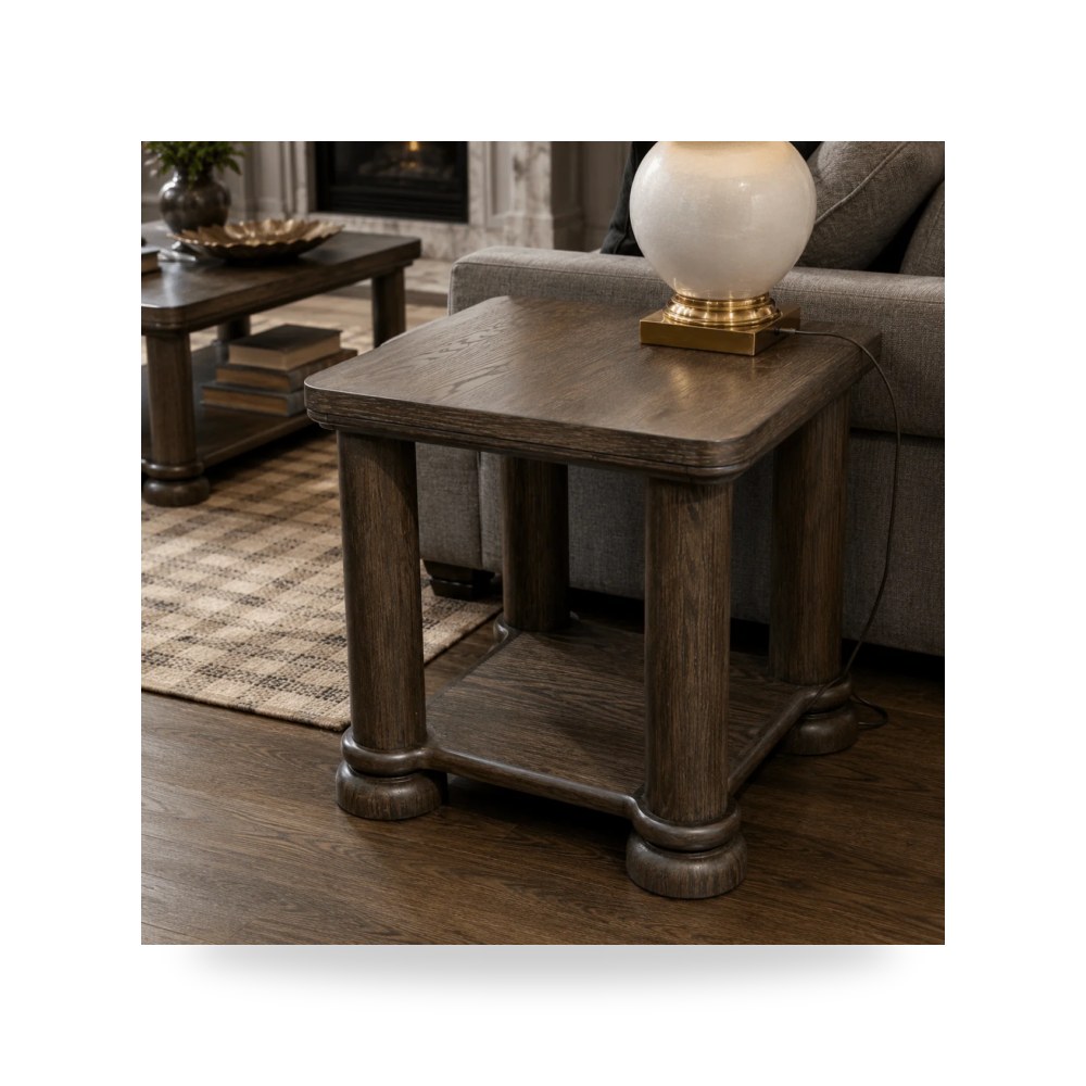 طاولة جانبية مربعات هندسية آشلي Ashley Furniture موديل T605 موديل T605-2