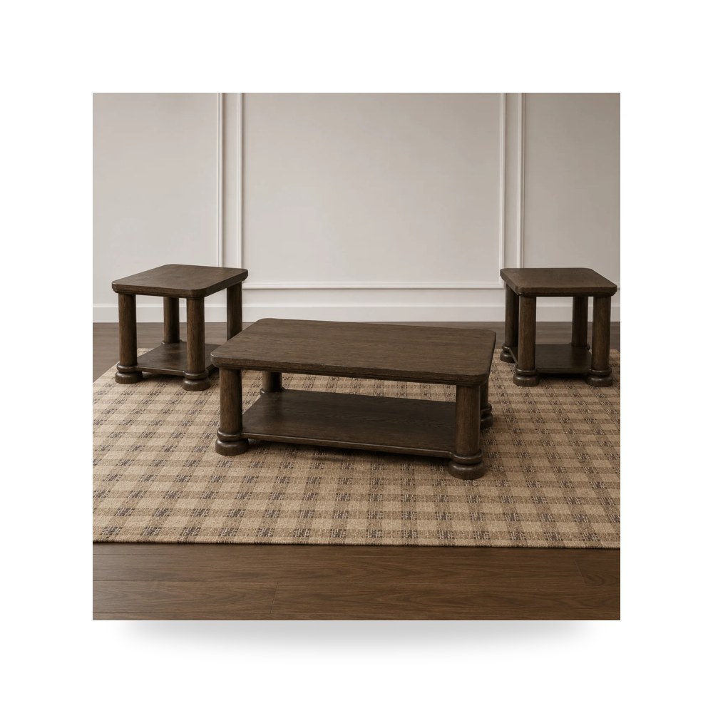 طقم طاولات آشلي Ashley Furniture موديل T605 Set موديل T605-Set