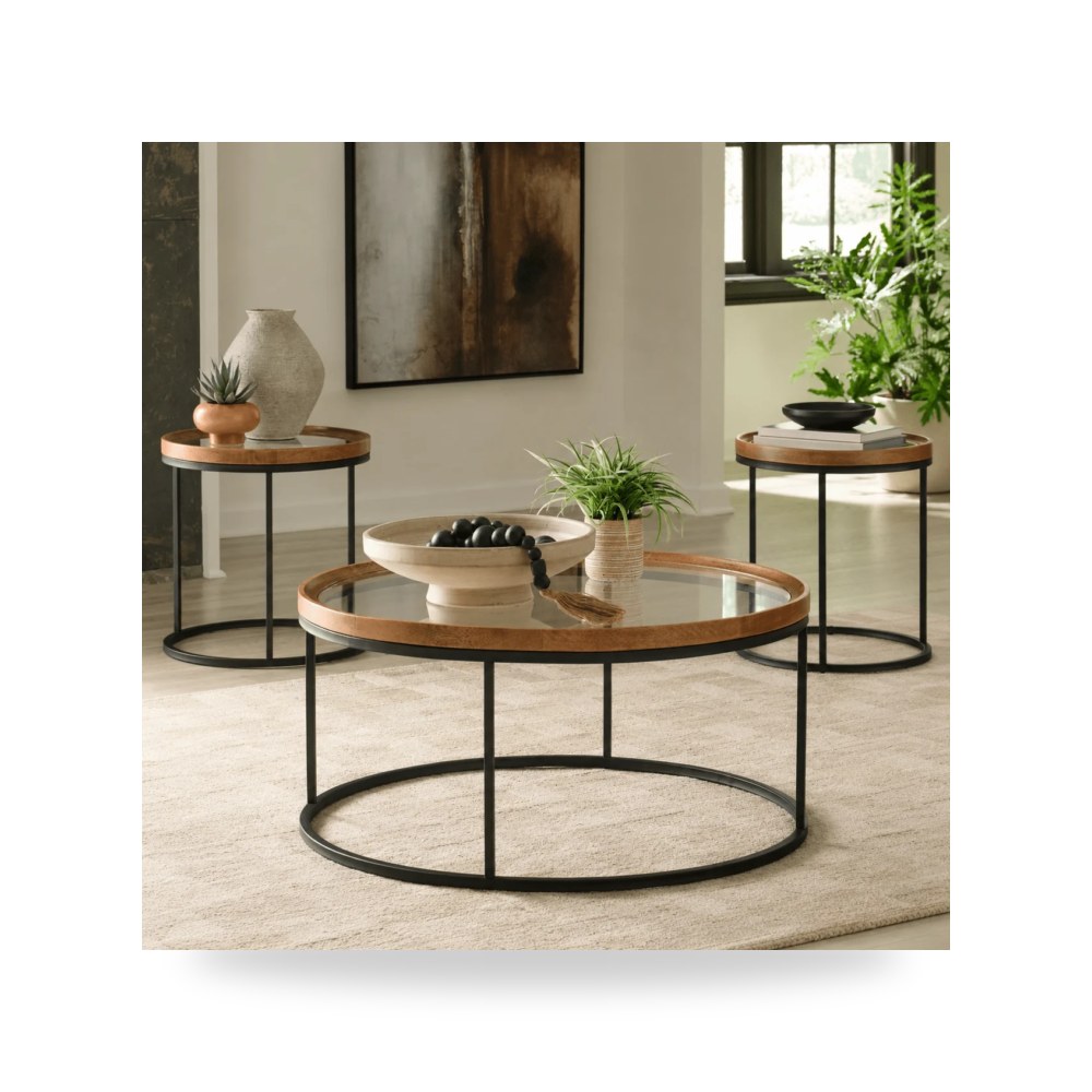 طقم طاولات آشلي Ashley Furniture موديل T502 Set موديل T502-Set