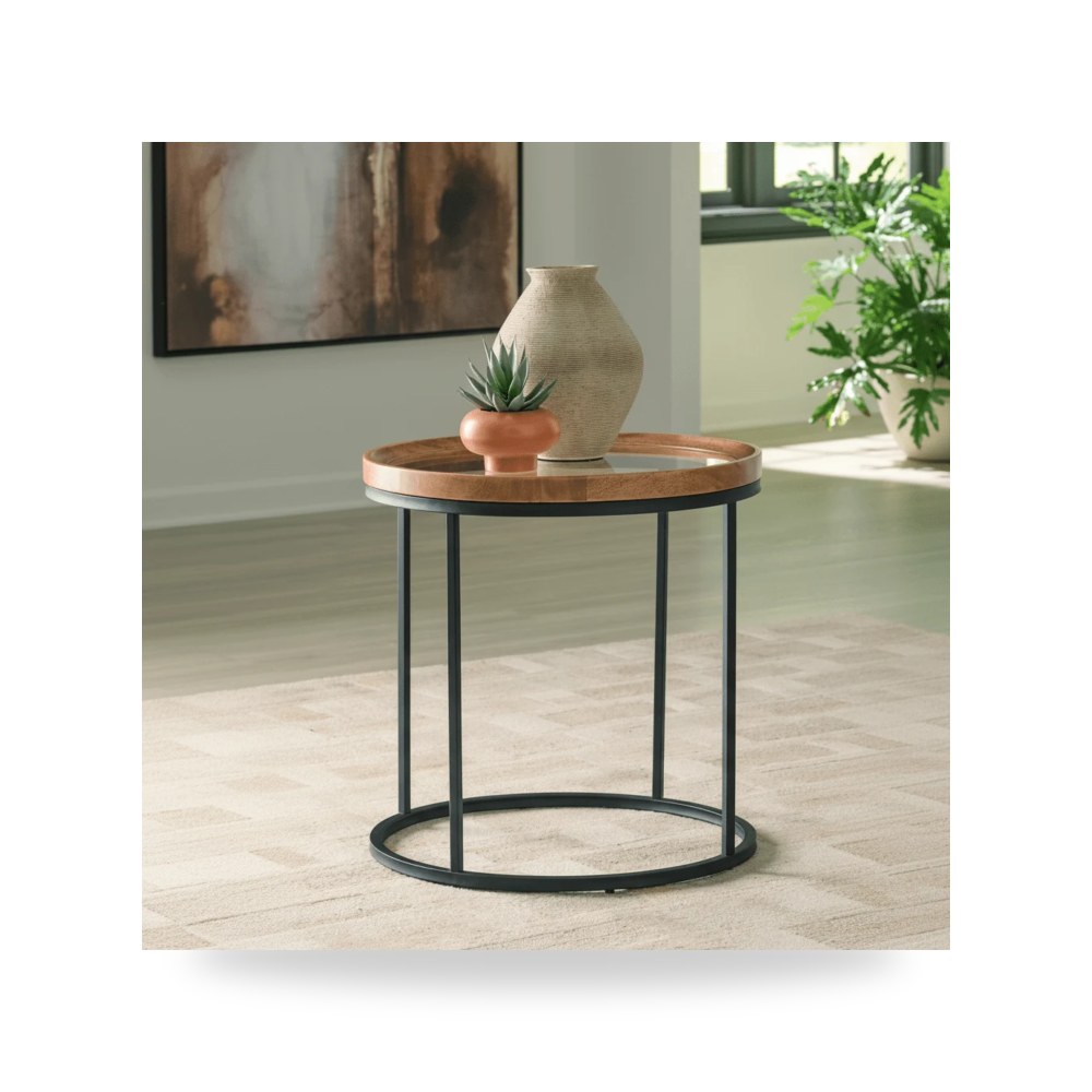 طاولة جانبية آشلي Ashley Furniture موديل T502 6 موديل T502-6