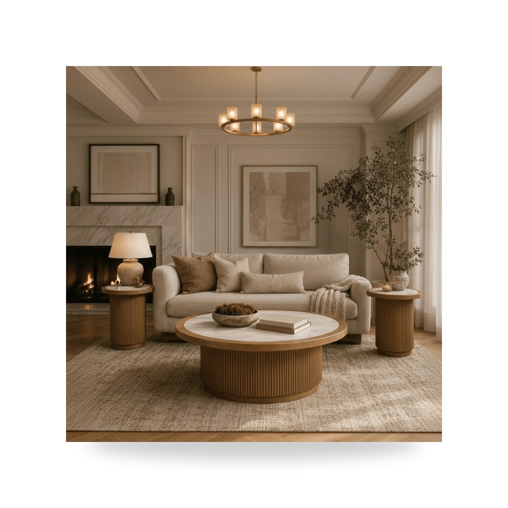 طقم طاولات آشلي Ashley Furniture موديل T5853 Set موديل T5853-Set