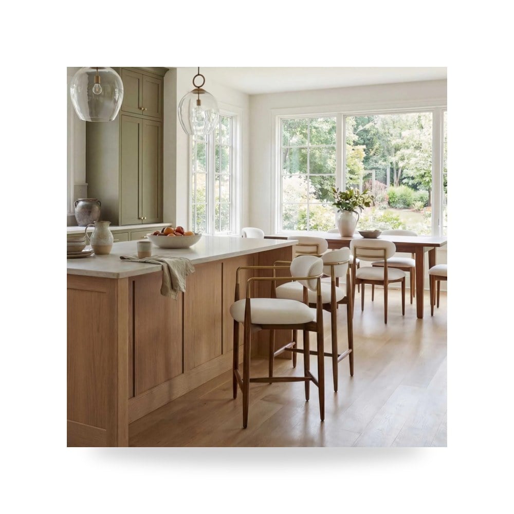 كراسي ومقاعد فاخرة - Moxie Walnut Counter Stool - من Uttermost - طراز 53128-UTT