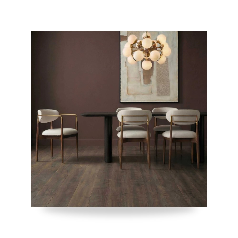كرسي جلوس بتصميم أنيق - Moxie Walnut Dining Arm Chair - من Uttermost - طراز 53126-UTT
