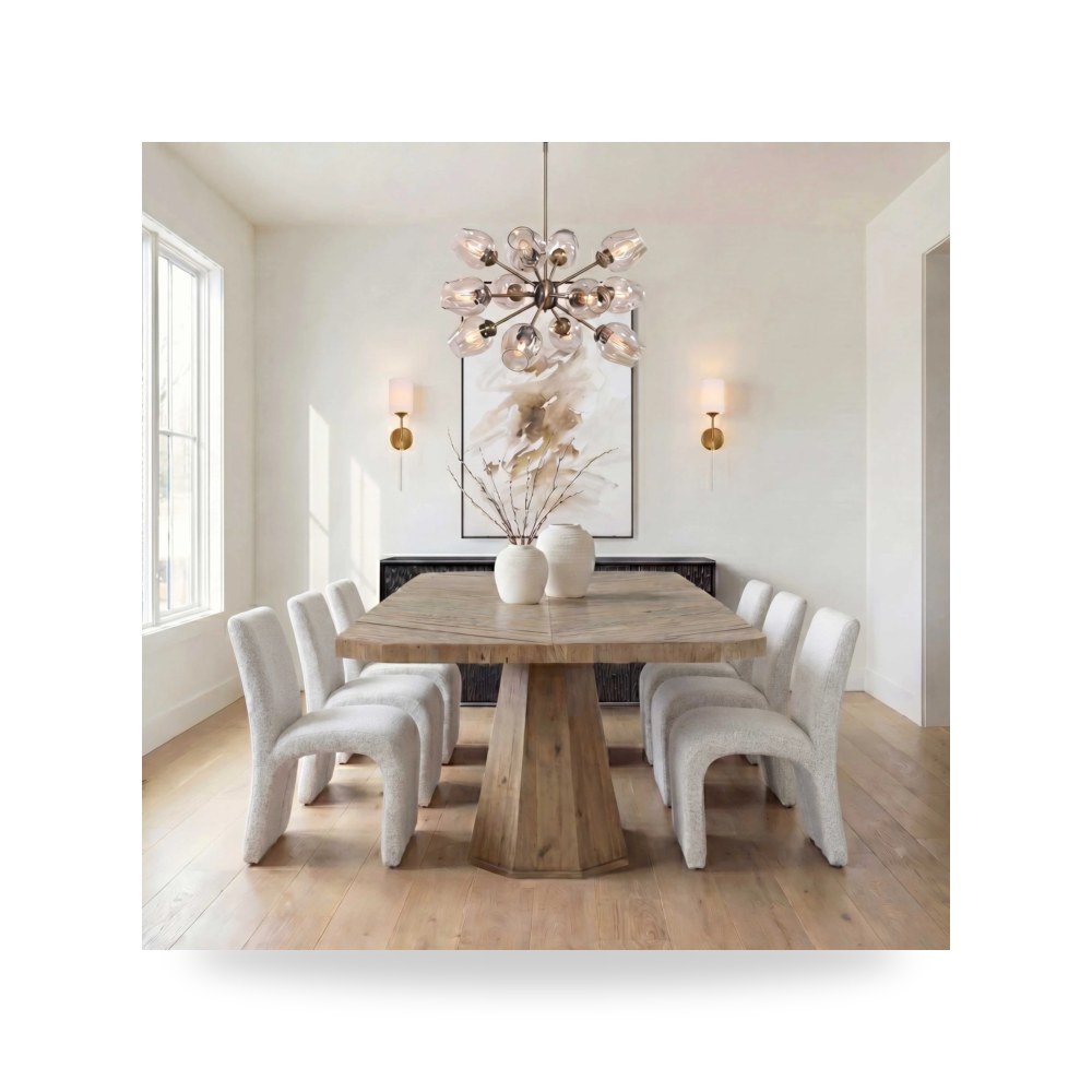كرسي طعام فاخر - Valentin Off-White Dining Chair - من Uttermost - طراز 53119-UTT