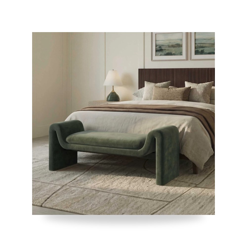 مقعد بنش جلوس منجد فاخر أترموست (Uttermost)