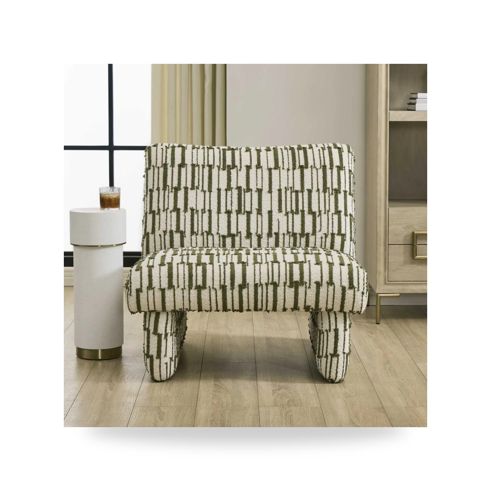 كرسي جلوس بتصميم أنيق - كرسي أبيض Willa Uttermost - طراز 53085-UTT