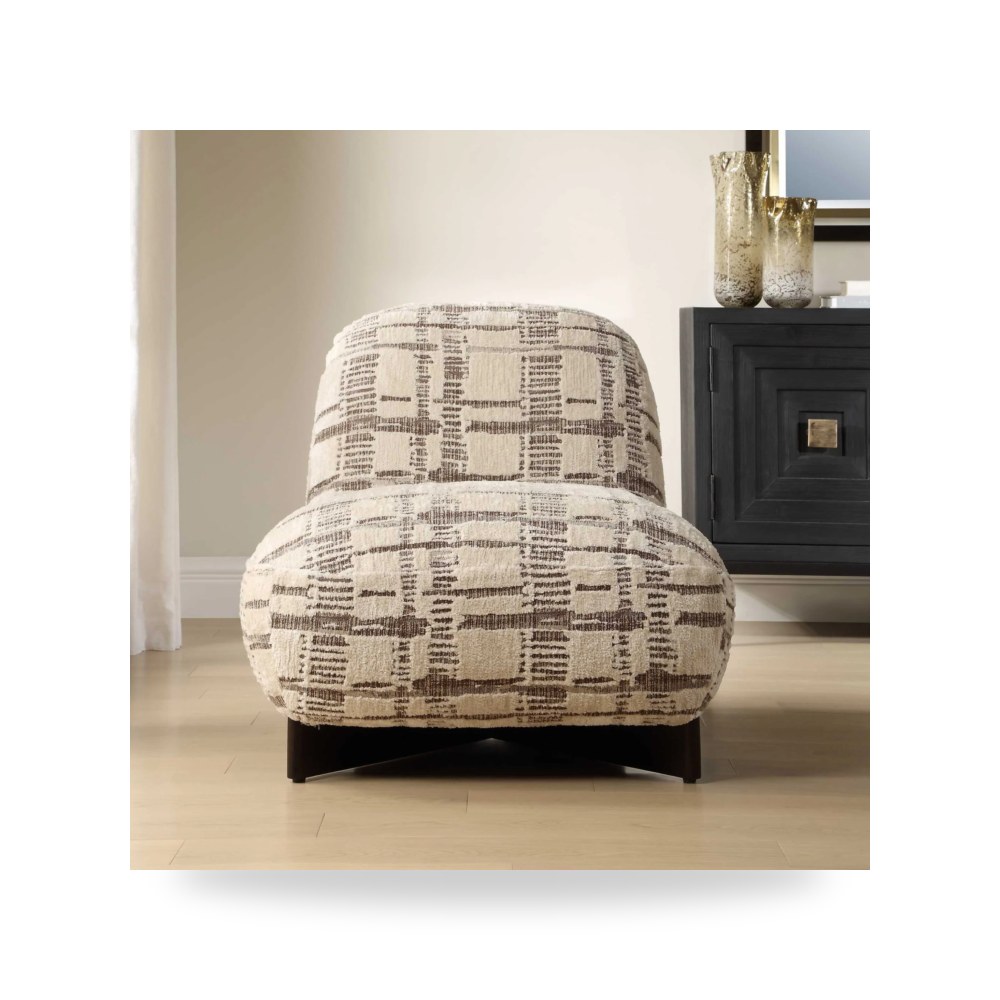 كرسي بذراعين فاخر - Evans Modern Armless Accent Chair - من Uttermost - طراز 53084-UTT