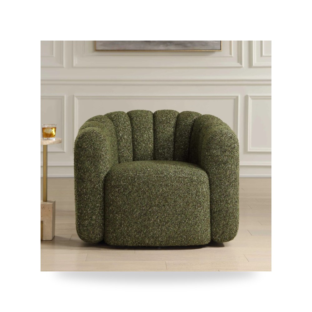 كرسي جلوس بتصميم أنيق - Lenoir Green Swivel Chair - من Uttermost - طراز 53083-UTT
