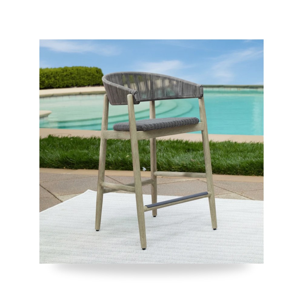 كراسي ومقاعد فاخرة - Dermott Outdoor Counter Stool - من Uttermost - طراز 51246-UTT
