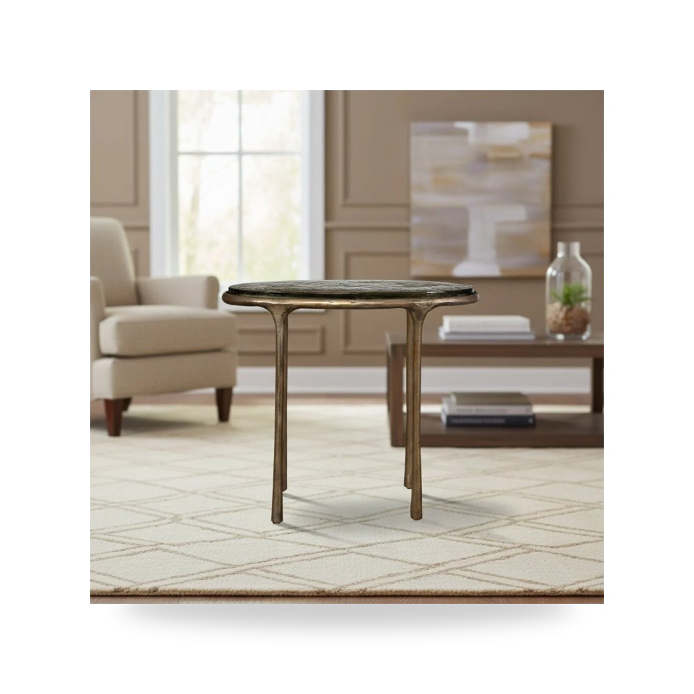 طاولة Ata Oval Brass Accent أترموست Uttermost