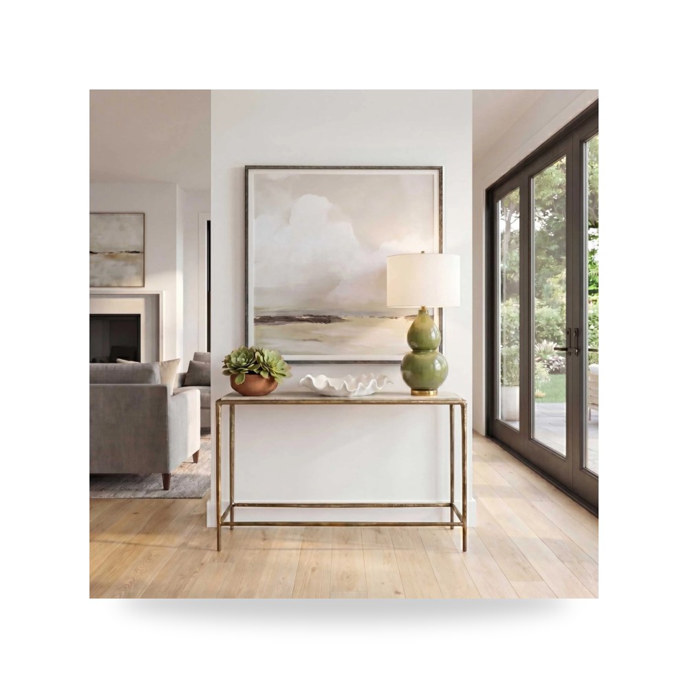 طاولة كونسول مدخل Minerva Marble Top أترموست Uttermost