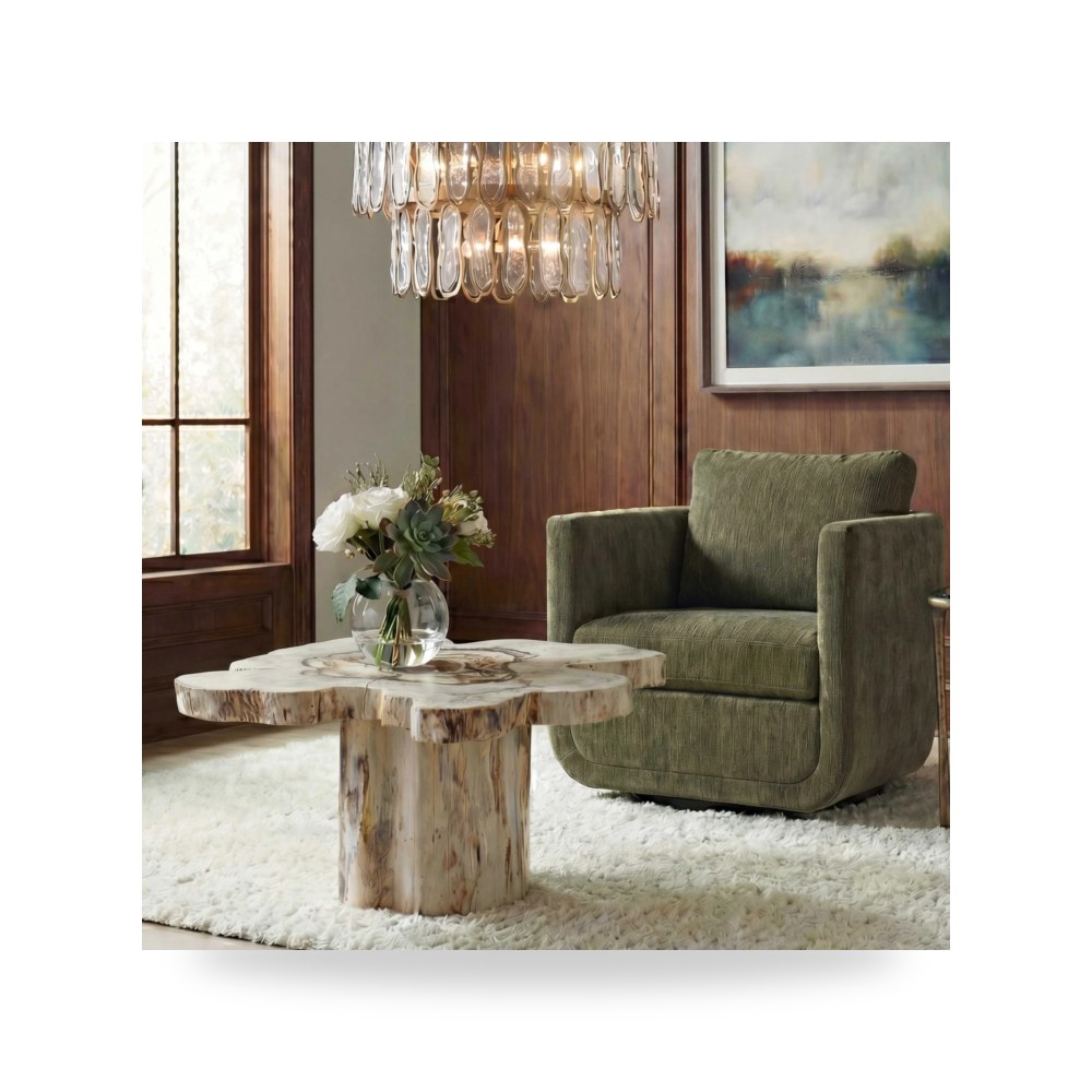 طاولة قهوة لغرفة المعيشة Anzalone Solid Wood أترموست Uttermost