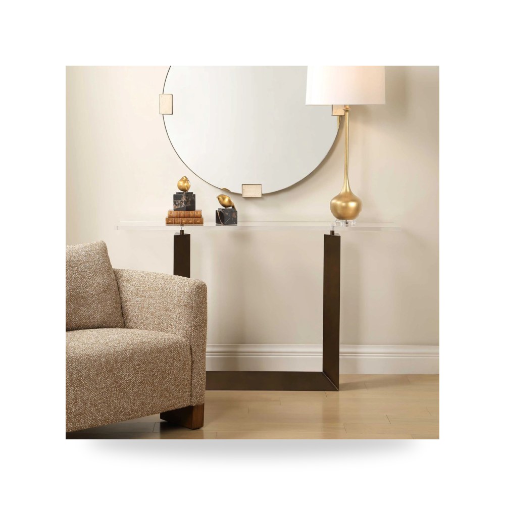 طاولة كونسول برونزي McElroy أترموست Uttermost