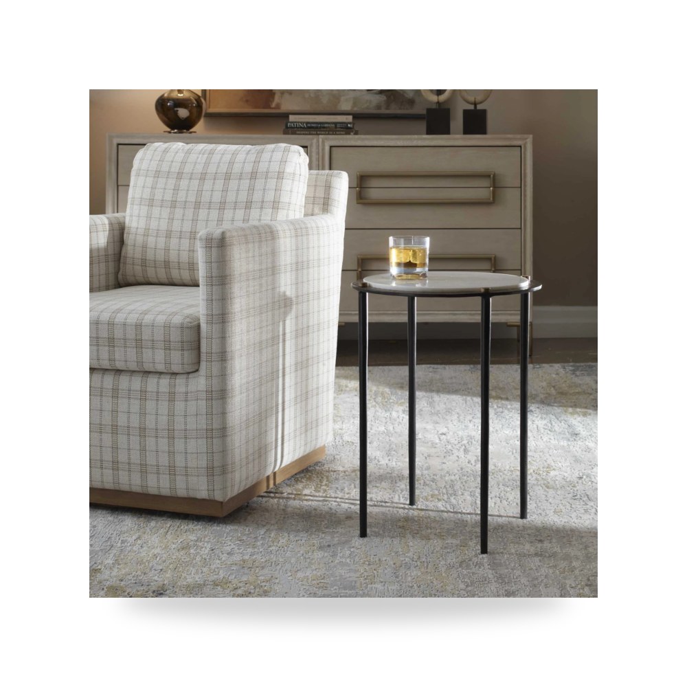 طاولة جانبية أبيض أترموست Uttermost موديل 50344 UTT