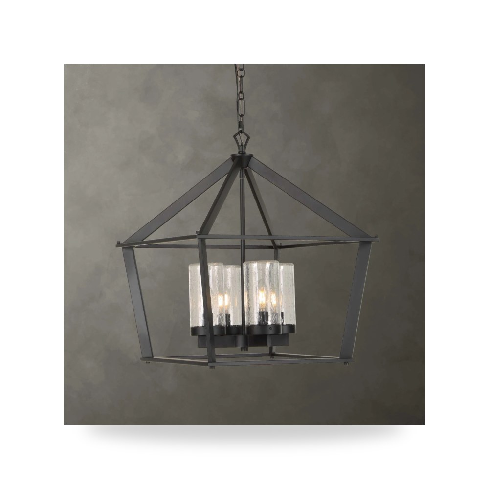 أثاث غرف نوم وأسرّة - Evanston 4 Light Indoor-Outdoor Pendant - من Uttermost - طراز