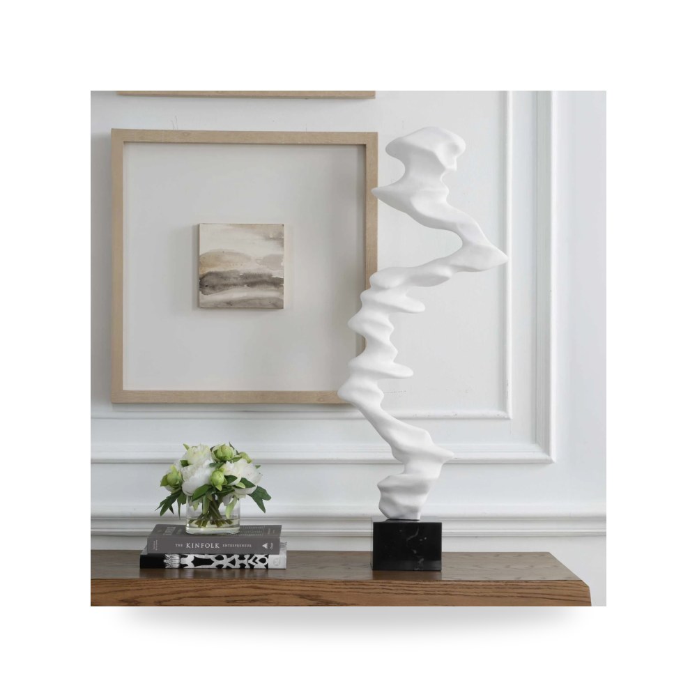 مرآة ديكور جدارية إكسسوار ديكور طاولة أبيض Uttermost
