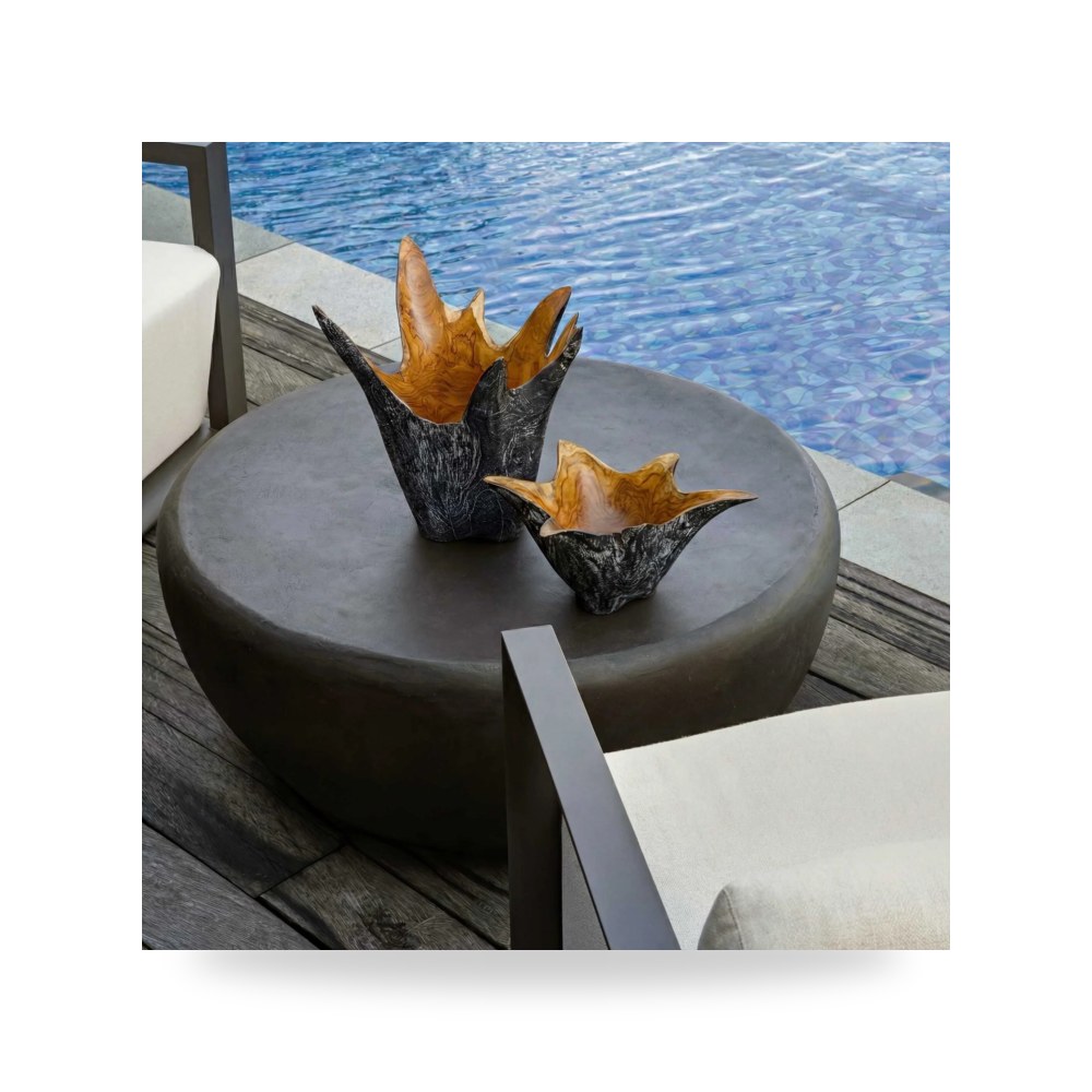 وعاء ديكور خشبي Uttermost