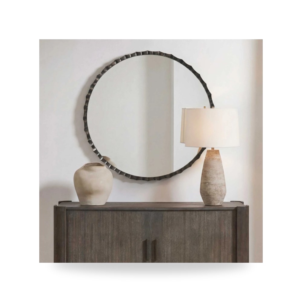 مرآة ديكور Grander Round Uttermost