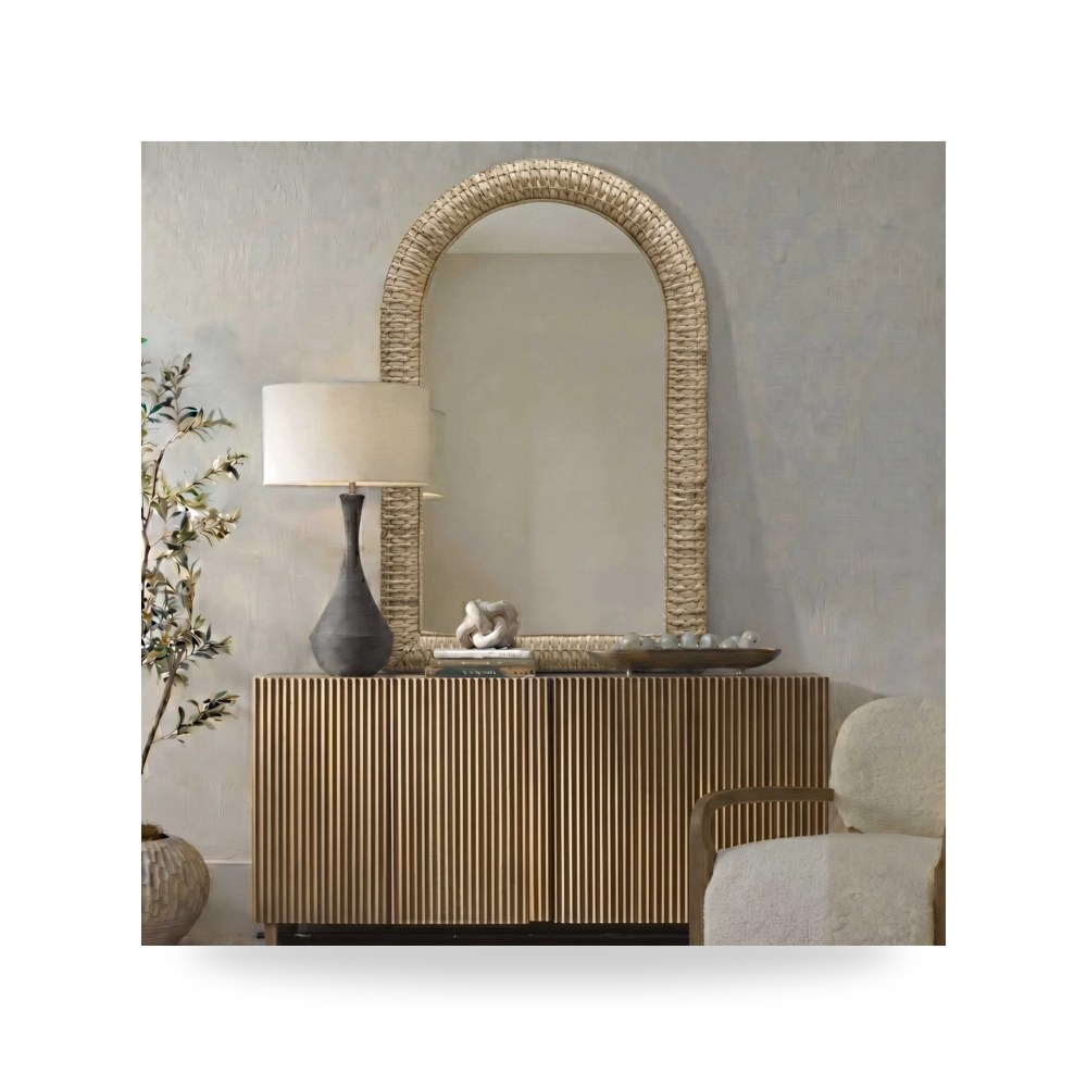 مرآة ديكور Twisted Seagrass Arch Uttermost