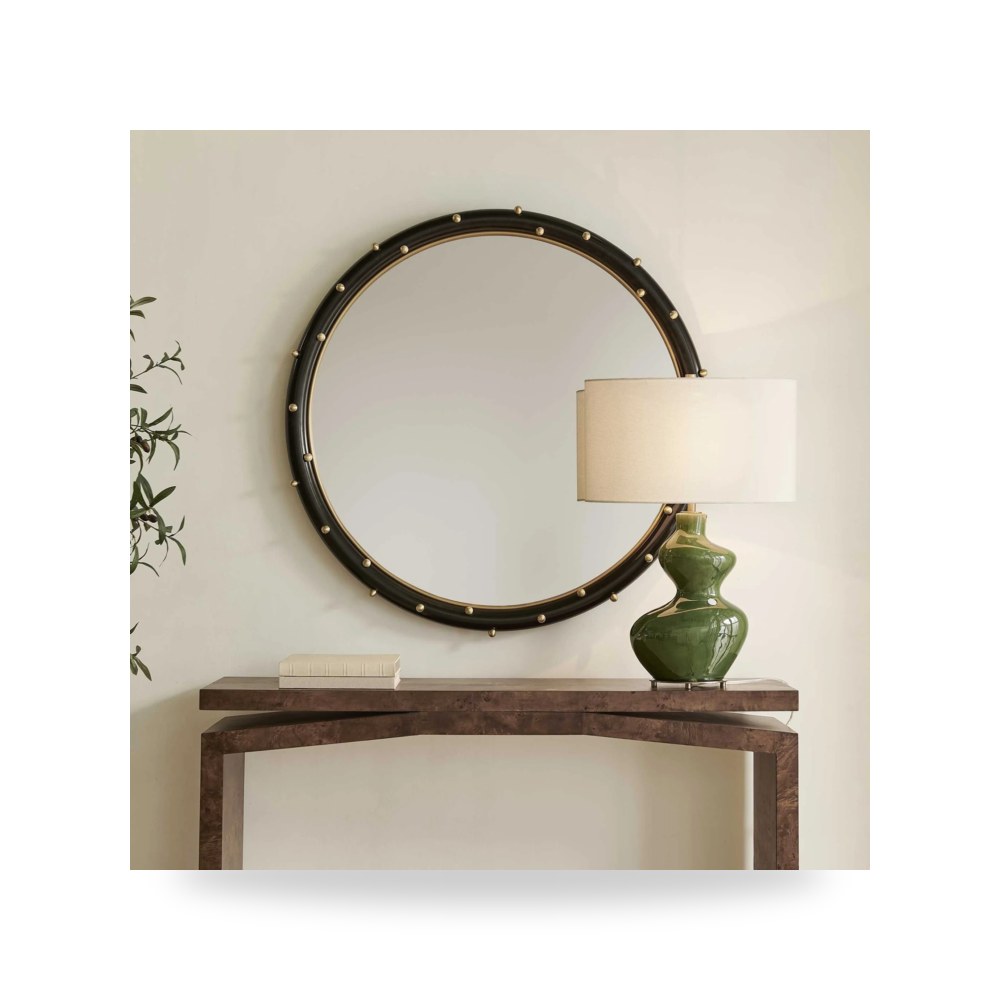 مرآة ديكور Helia Brass Round Uttermost