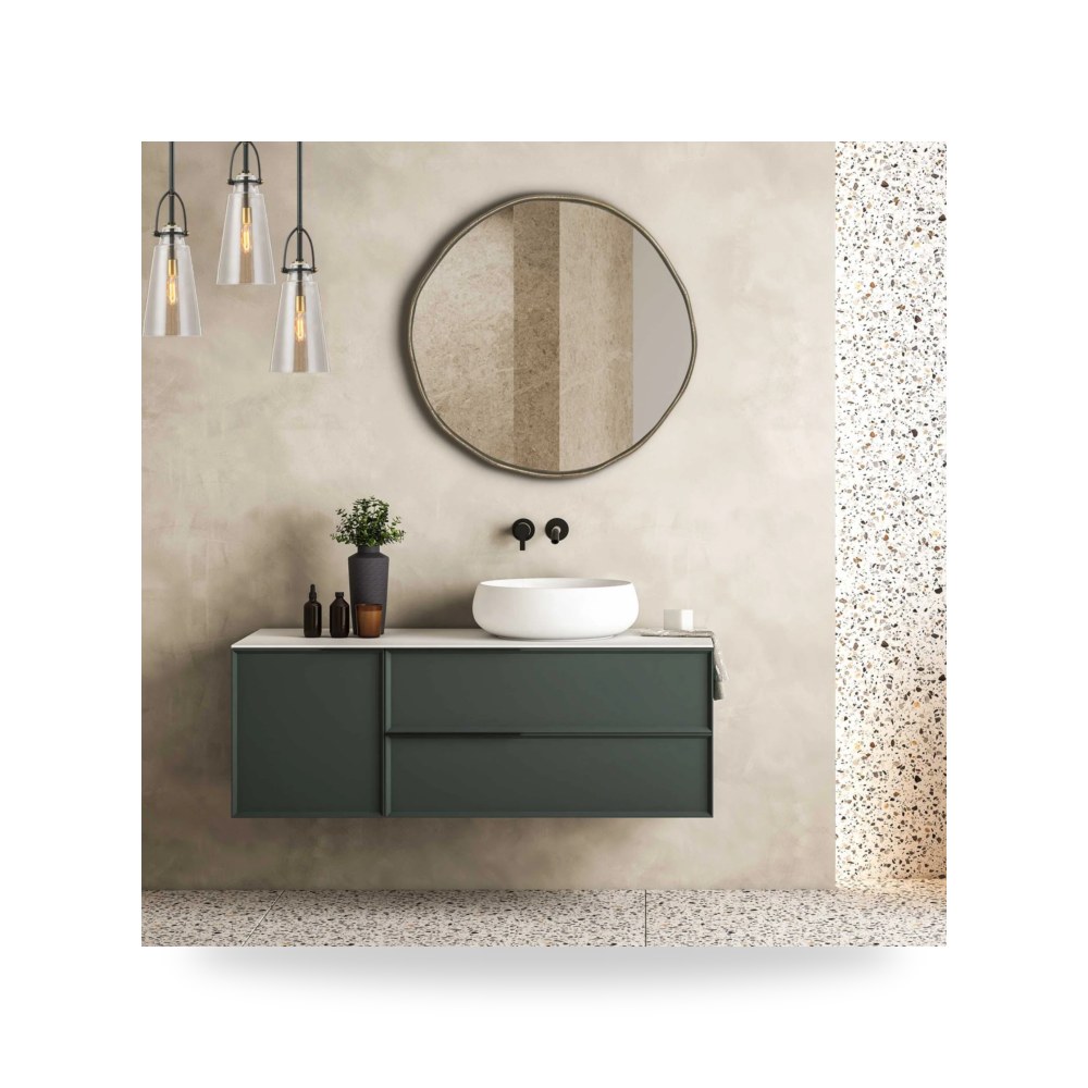 مرآة ديكور Lowen Round Brass Uttermost