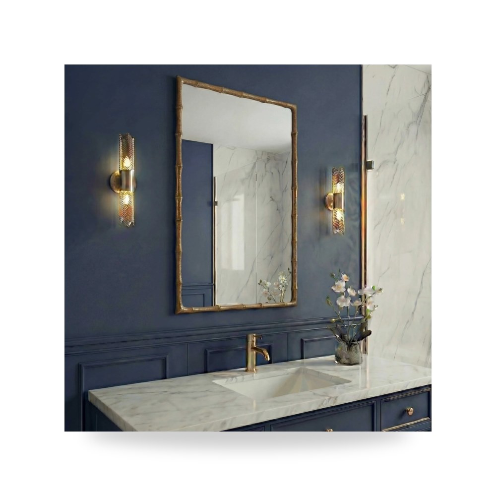 مرآة خيزران Rectangle Uttermost
