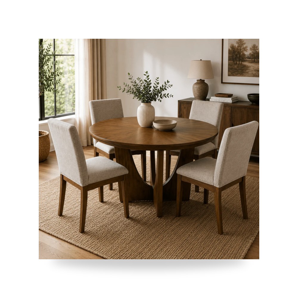 كرسي طعام فاخر - طاولة طعام موديل RF 2640 DT - طراز RF-2640-DT-KIT