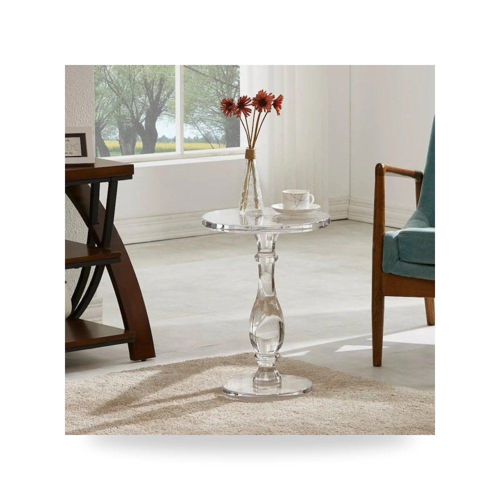 كراسي ومقاعد فاخرة - طاولة جانبية Crystal - طراز YM-F0794