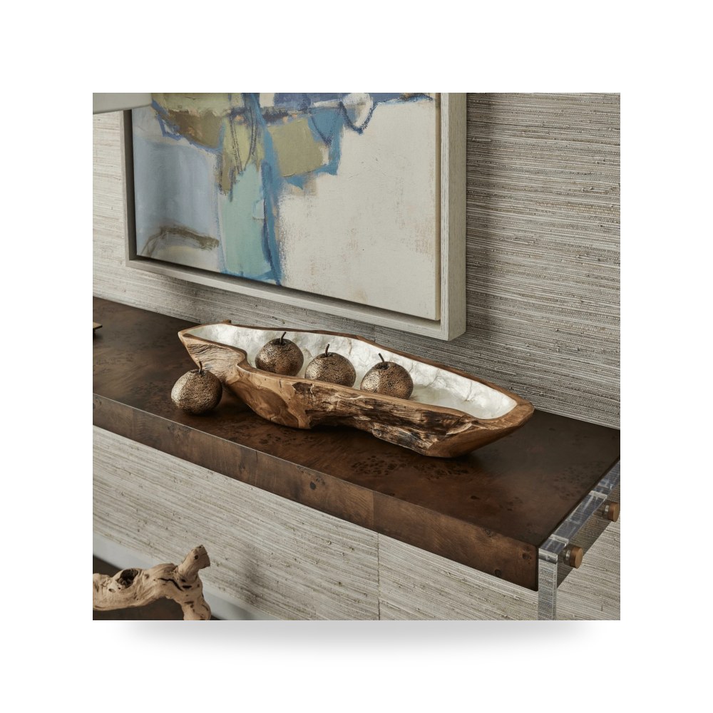 مرآة ديكور جدارية وعاء ديكور أبيض Uttermost موديل R17118 utt موديل R17118-utt