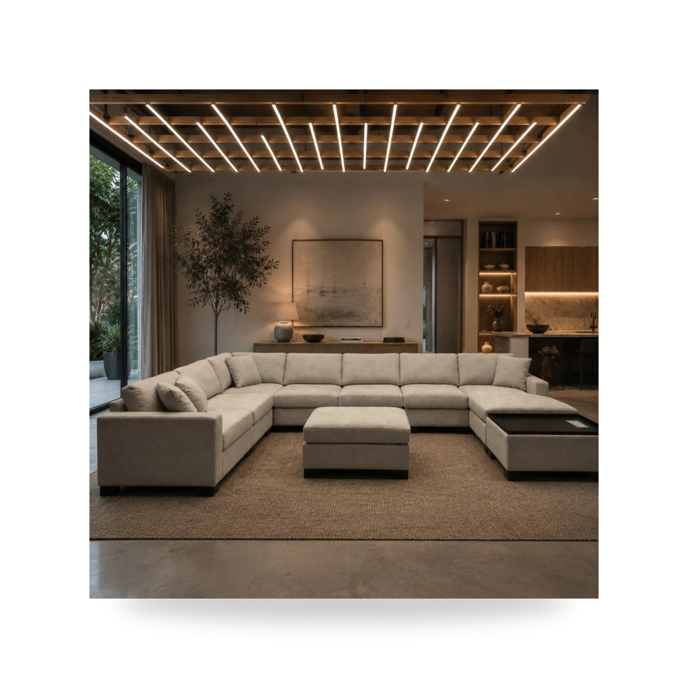 كنب زاوية أريكة مقطعية روتس موديل R2711-0001-Set