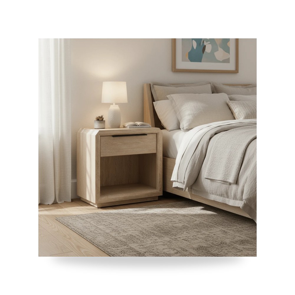 سرير نوم فاخر - كومودينو سرير Universal موديل U470A351 - من Universal Furniture