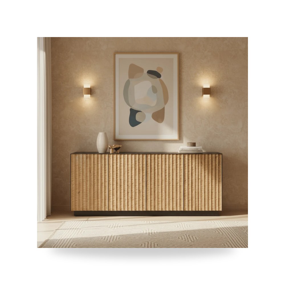 أحمر Noir Credenza Universal موديل U365678