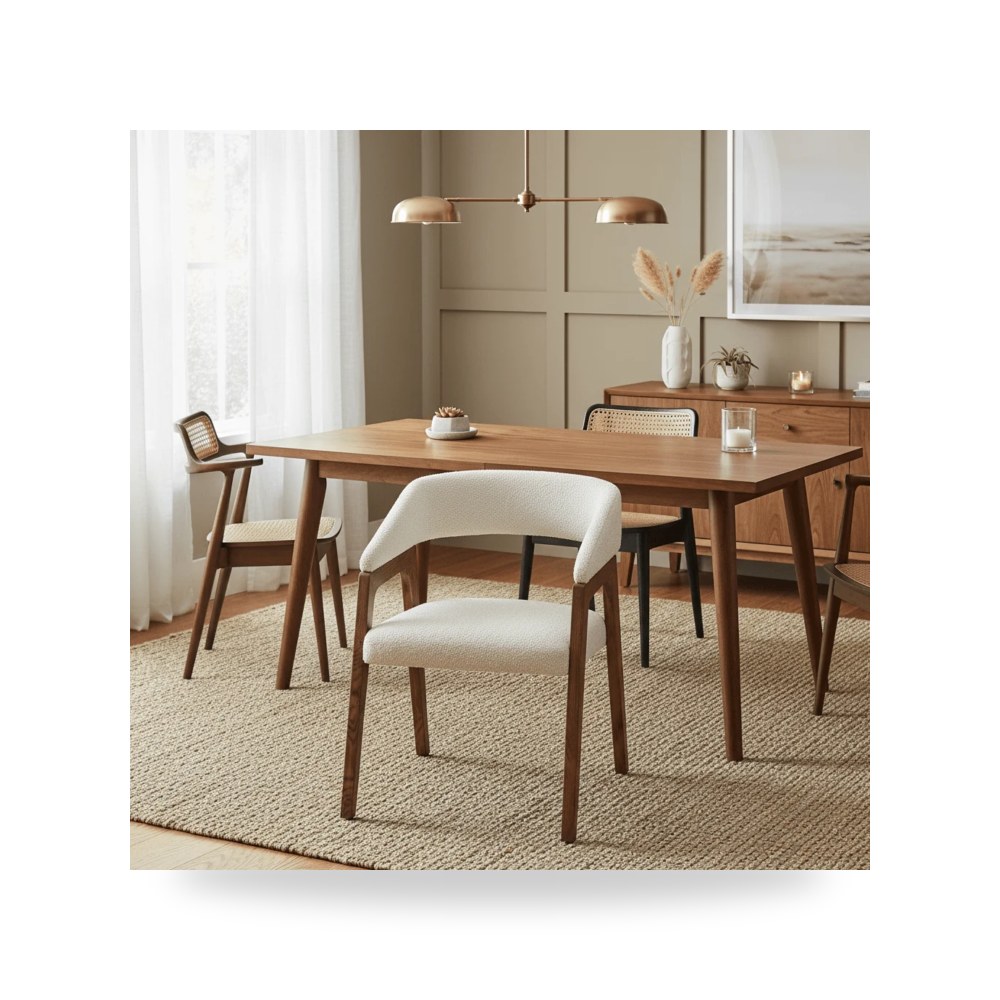 كرسي طعام فاخر - كرسي طعام Barrel Universal - من Universal Furniture - طراز U352A634