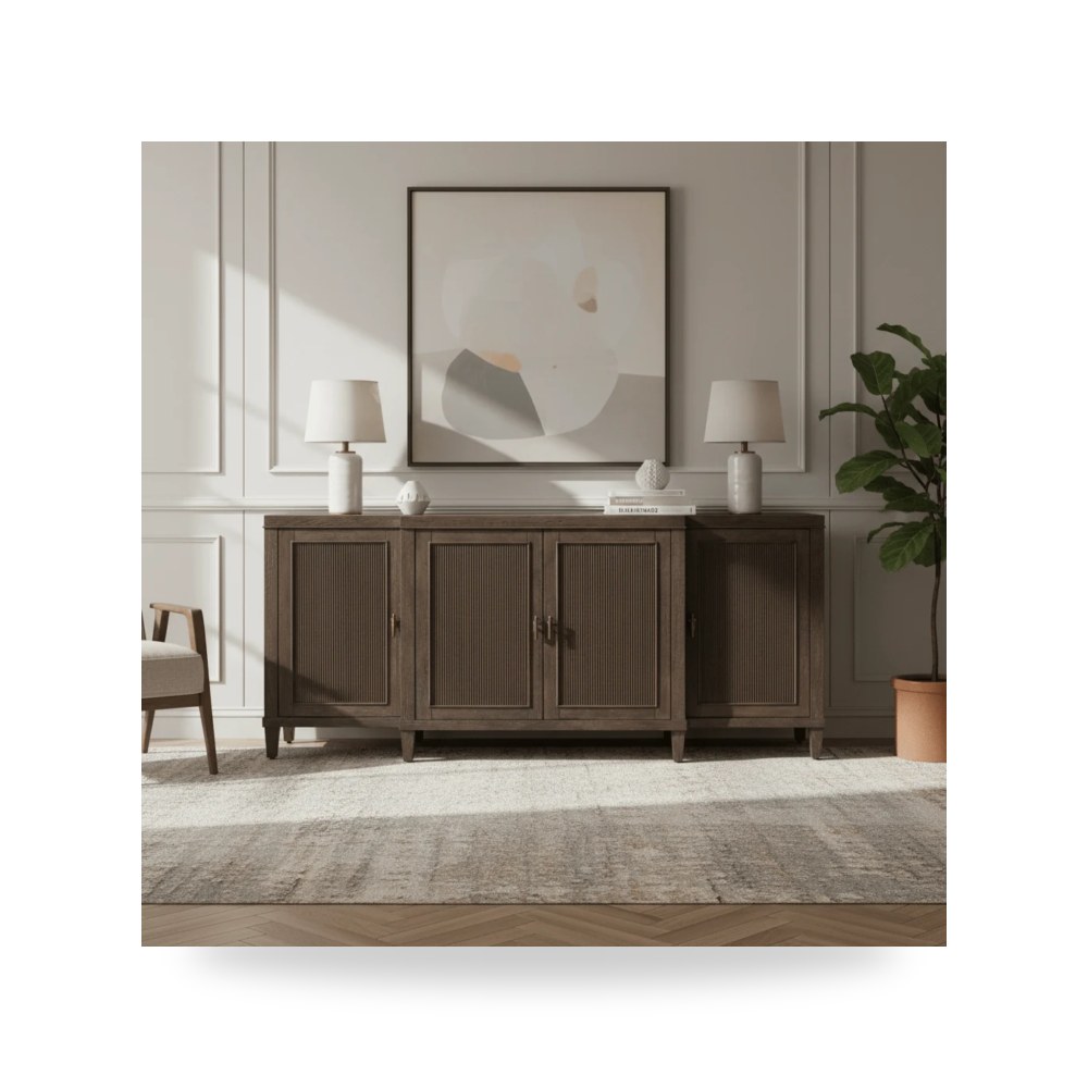 أحمر Cocoa Credenza Universal موديل U508679