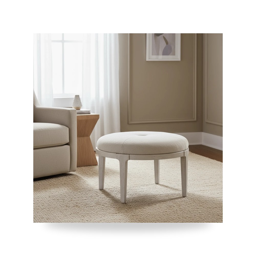 بوف ومسند قدم عثماني - بوف River Rock Universal معتمد - من Universal Furniture