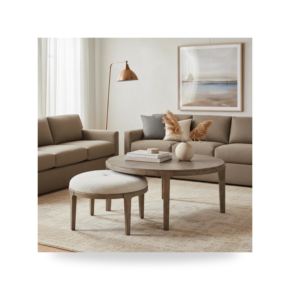 كراسي ومقاعد فاخرة - طاولة Boulder Cocktail Universal - من Universal Furniture