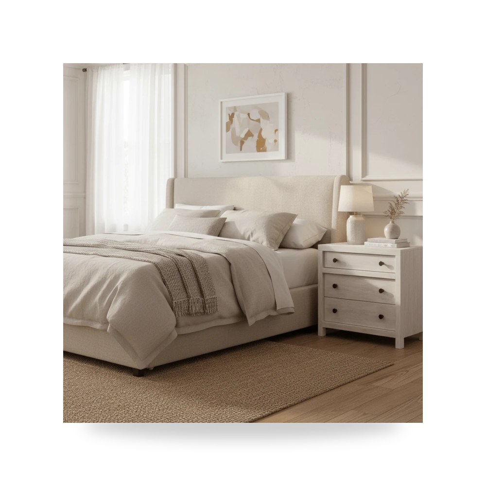 سرير نوم فاخر - كومودينو سرير Universal موديل U462A355 - من Universal Furniture