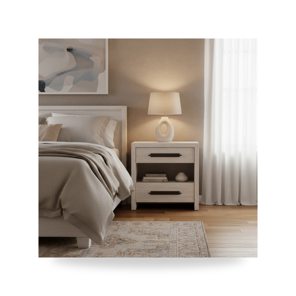 سرير نوم فاخر - كومودينو سرير Universal موديل U462A350 - من Universal Furniture