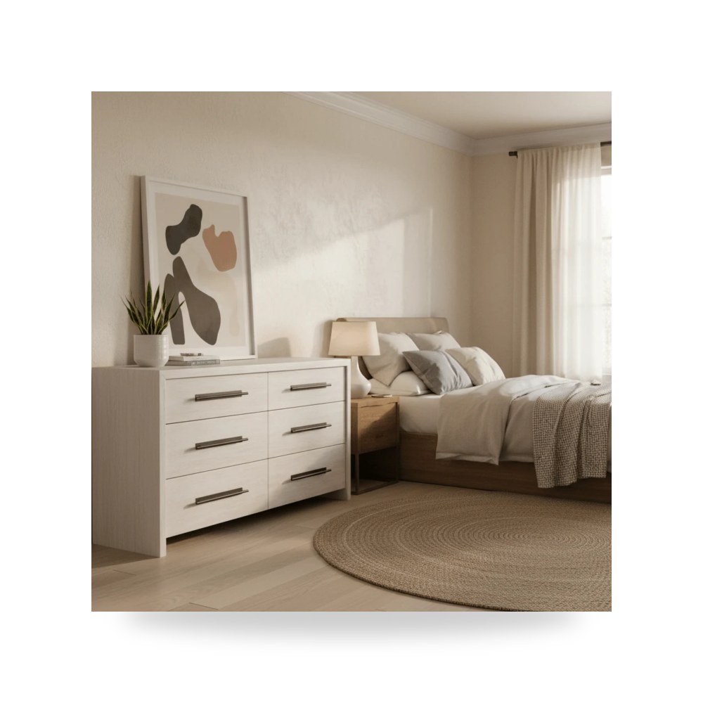 وحدة أدراج وكومودينة غرف نوم - تسريحة دريسر Universal موديل U462A040 - من Universal