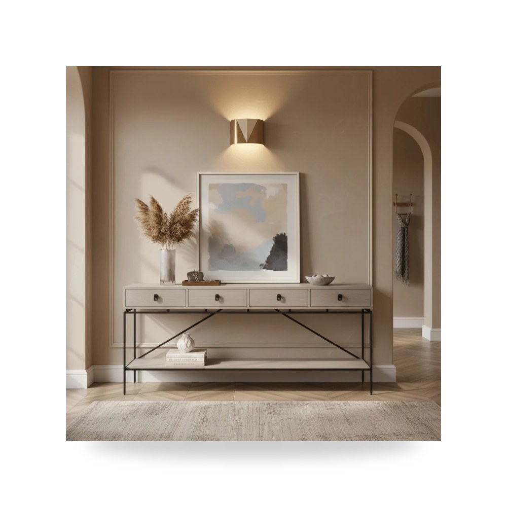 بوف ومسند قدم عثماني - بوفيه كونسول Universal موديل U301816 - من Universal Furniture