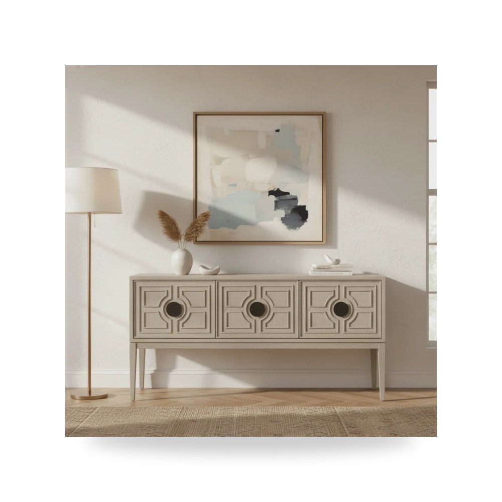 بوف ومسند قدم عثماني - بوفيه كونسول Universal موديل U301678 - من Universal Furniture