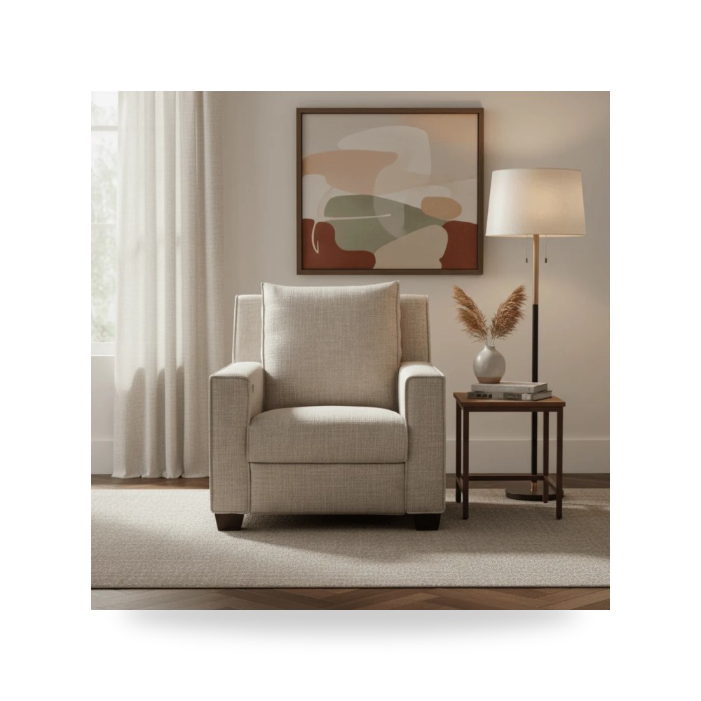 كرسي جلوس بتصميم أنيق - كرسي RHODES أصلي معتمد - من Universal Furniture