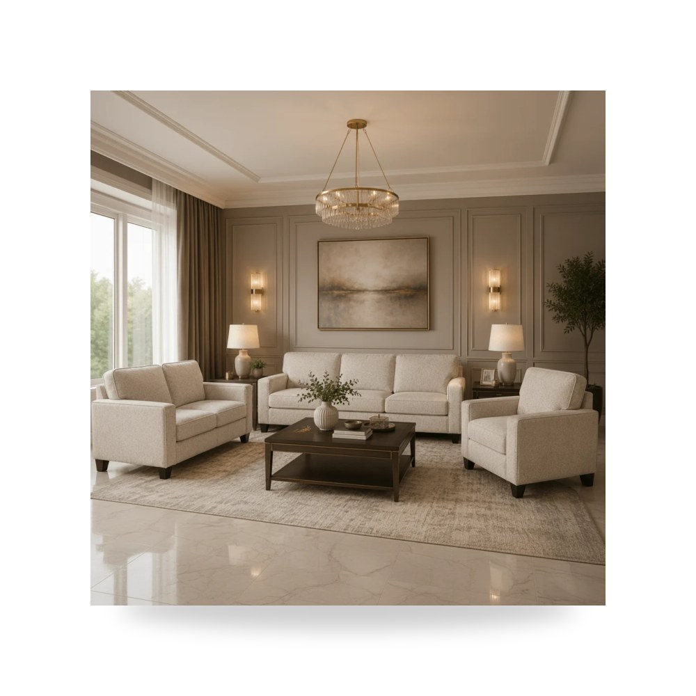 طقم كنب غرفة معيشة آشلي Ashley Furniture موديل 77071 SofaSet موديل