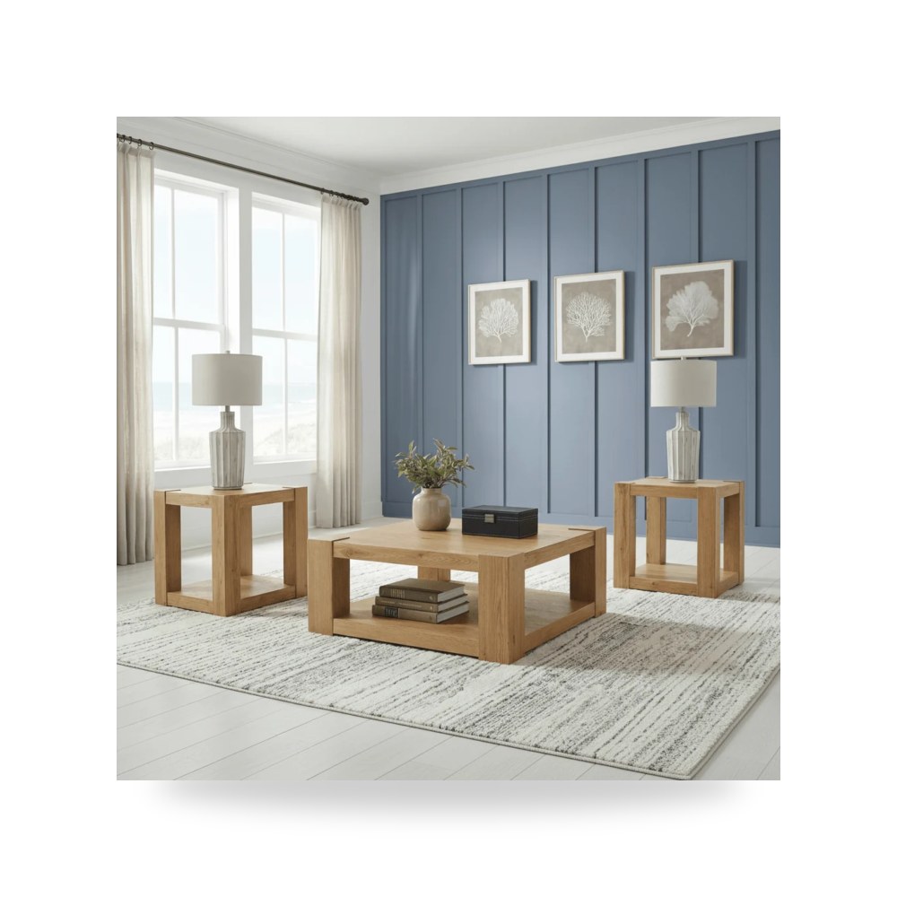 طقم طاولات مربعات هندسية آشلي Ashley Furniture موديل T5852-Set