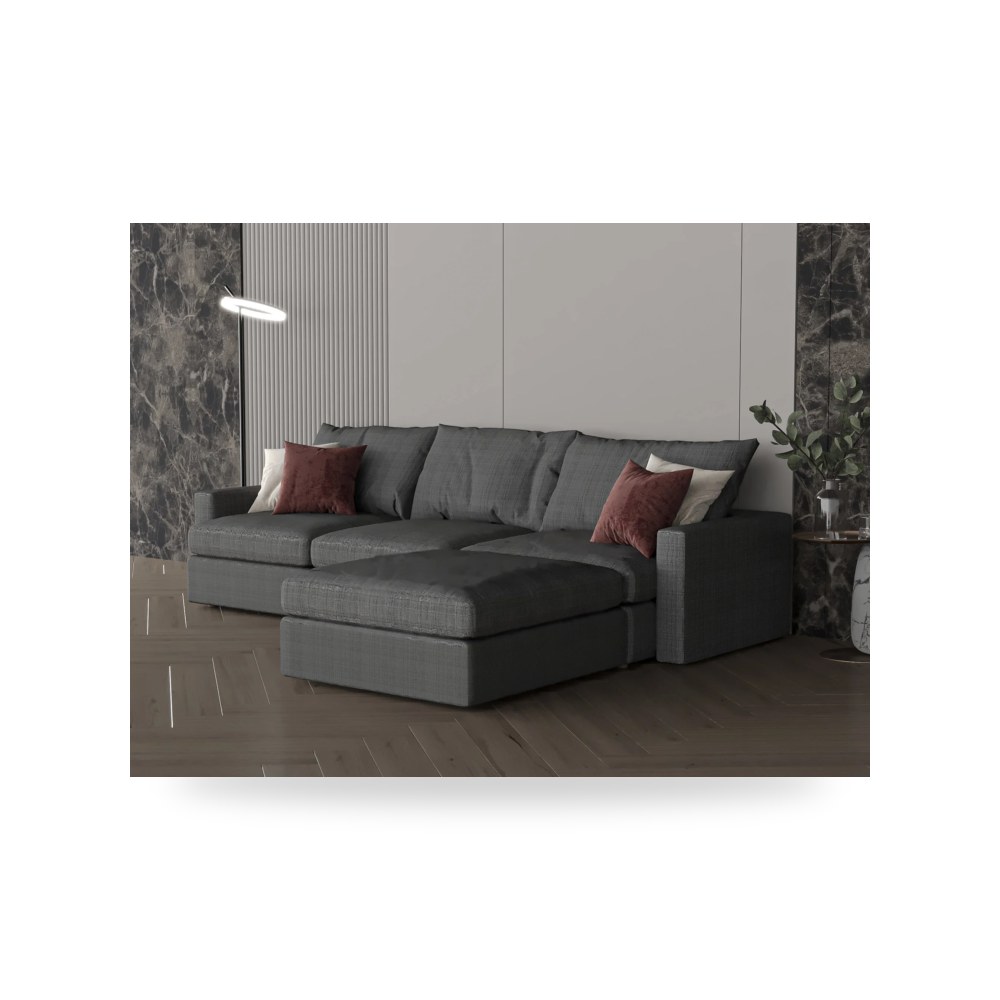 أريكة بلوط رمادي Luxury 250×160 Oak