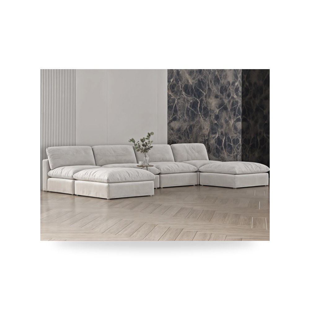 أريكة بلوط Corner Nokhba 330×140 Oak