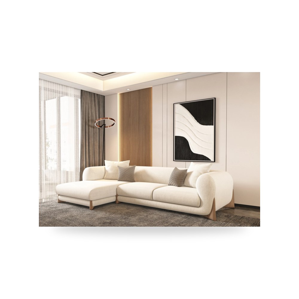 أريكة بلوط Corner Bariq 300×170 Oak