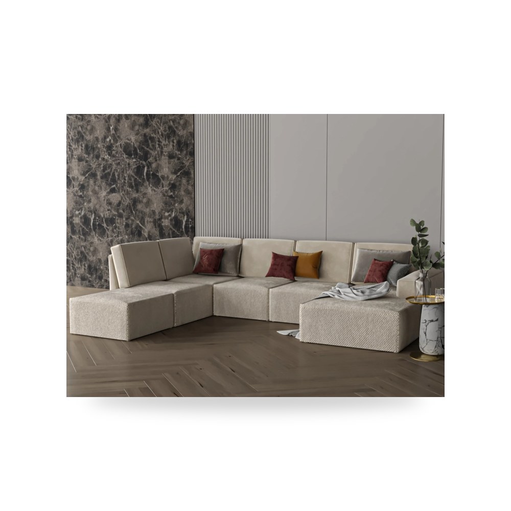 أريكة بيج Elegance 330×250 Oak