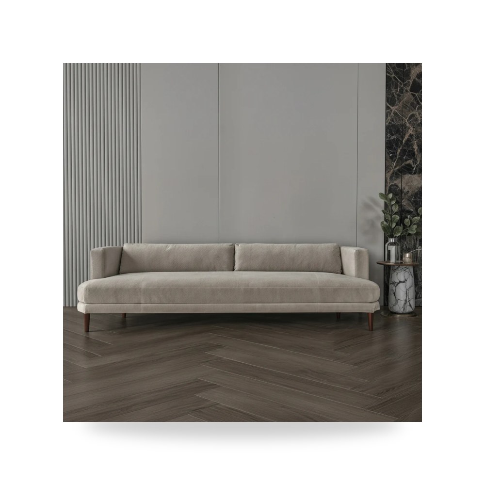 أريكة قماش أبيض Off white 250×75 Oak
